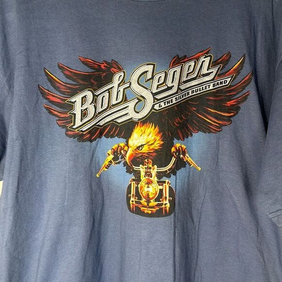 Bob Seger & The Silver Bullet Band North American Tour Concert Tee 2006-2007 XL - Picture 2 of 6